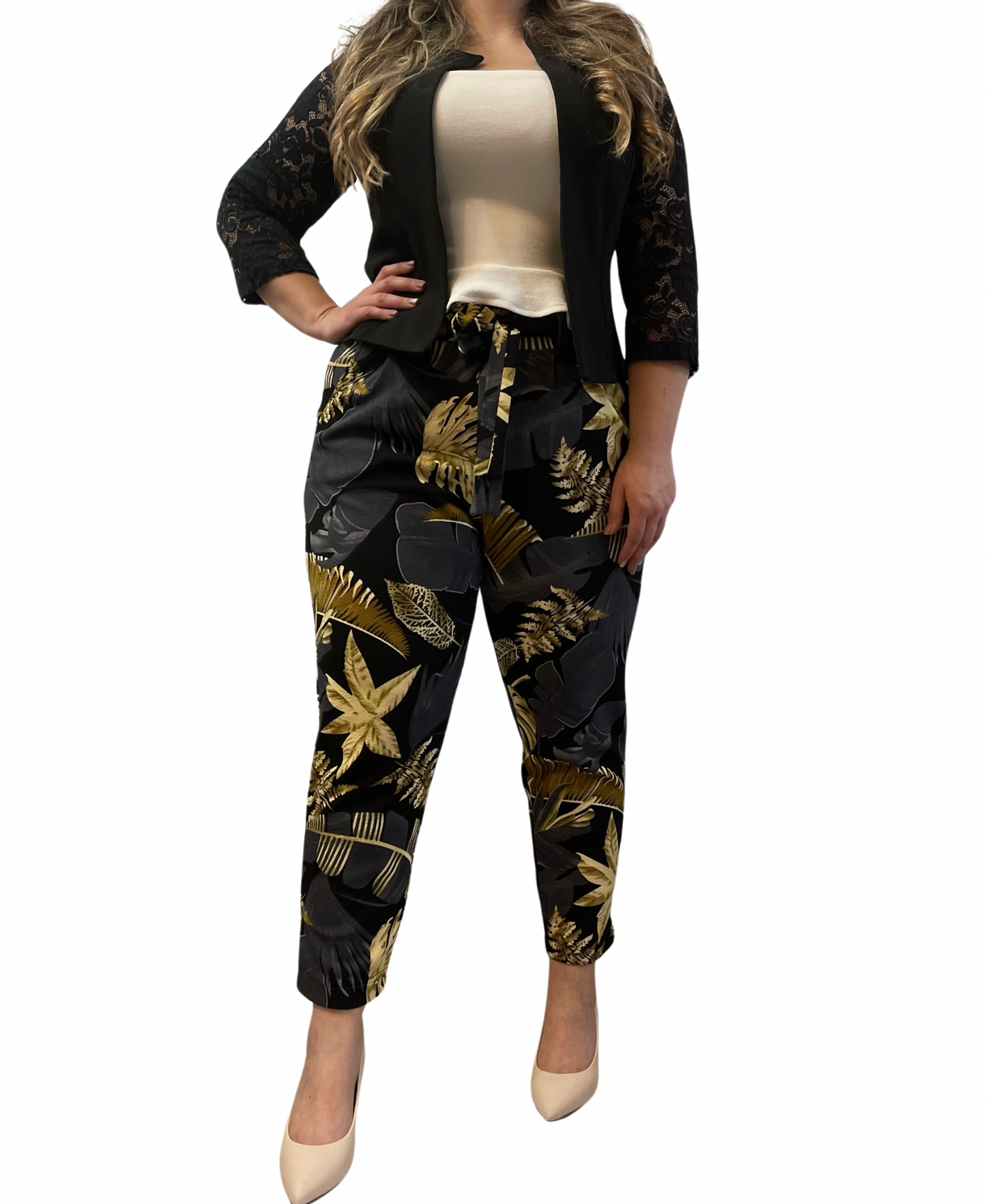 Conjunto Pantalón Lazo Gold Silver + Tapadito