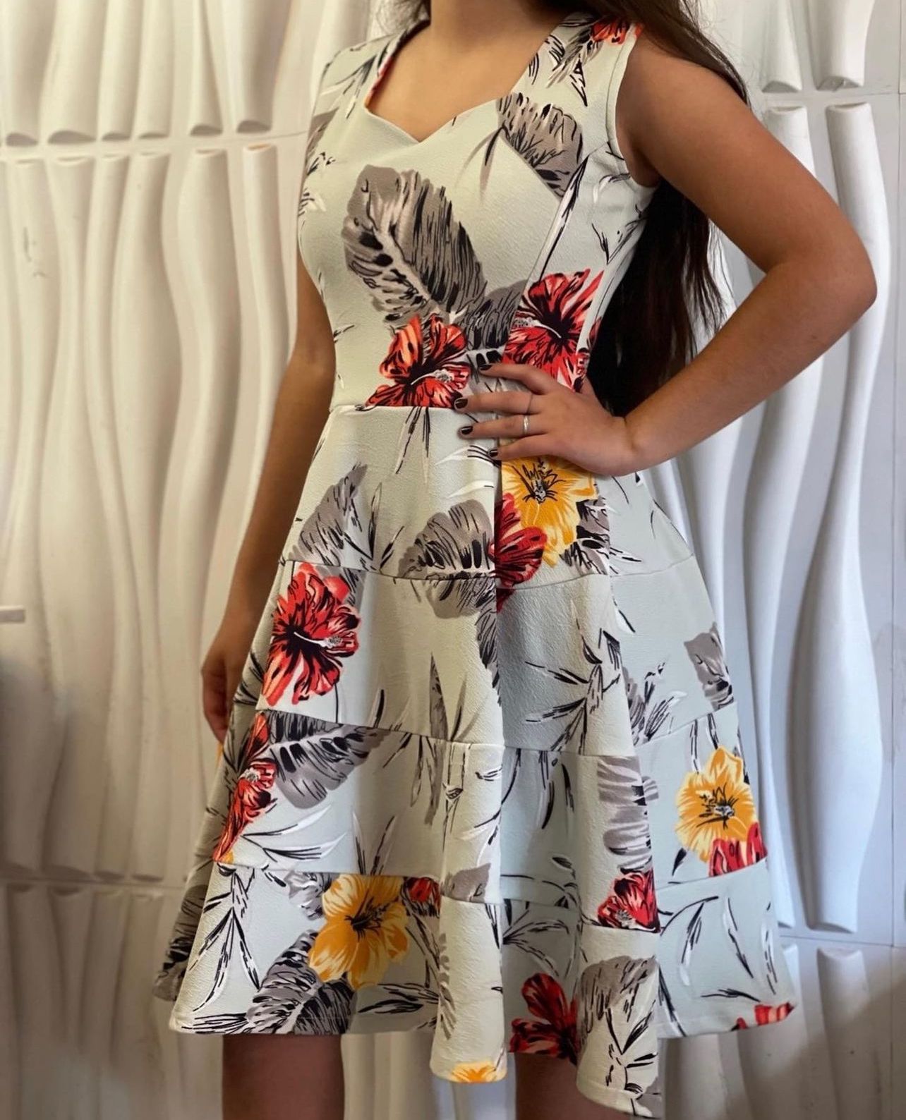 Vestido Princess Flores