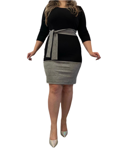 Vestido jumper lazo