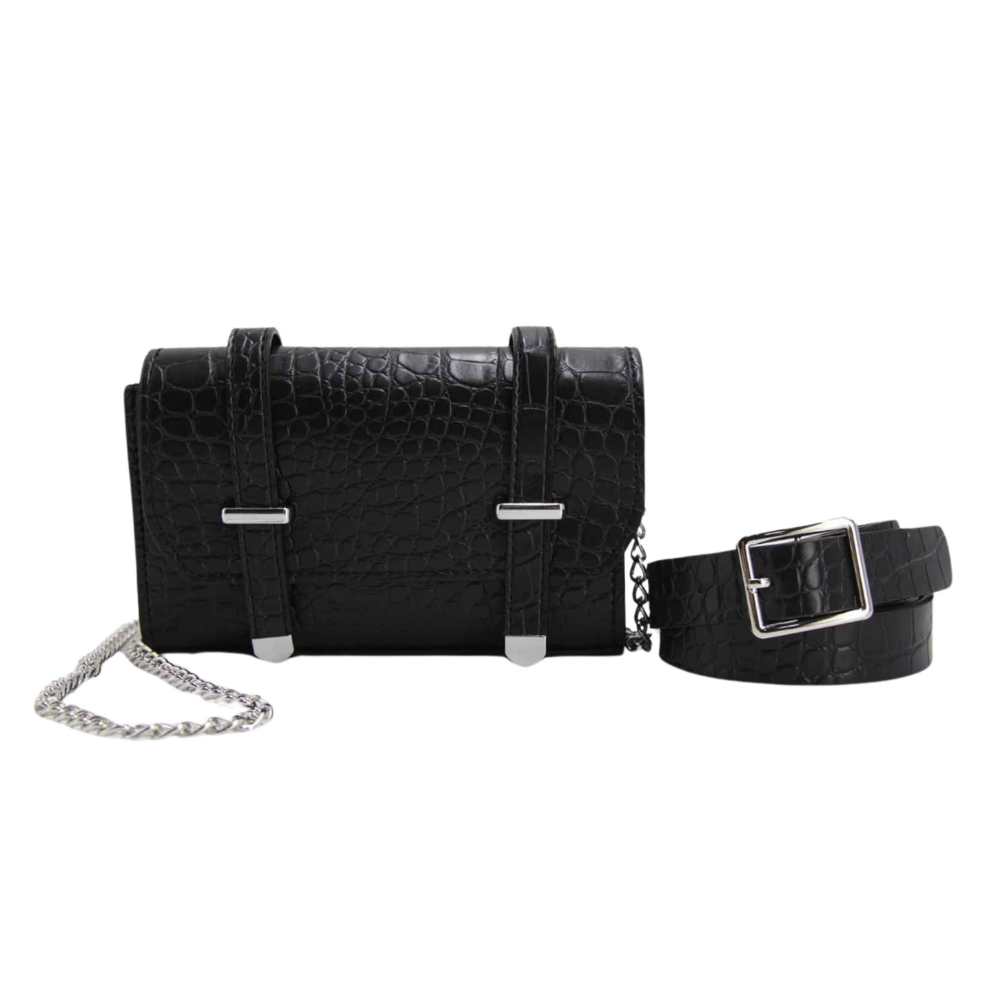 Cartera + cinturón pitón