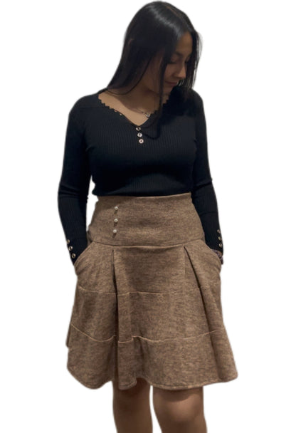 Falda Roma ✨ versión lanilla