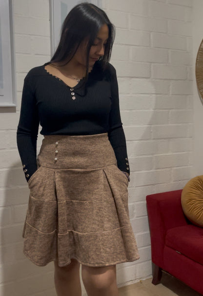 Falda Roma ✨ versión lanilla