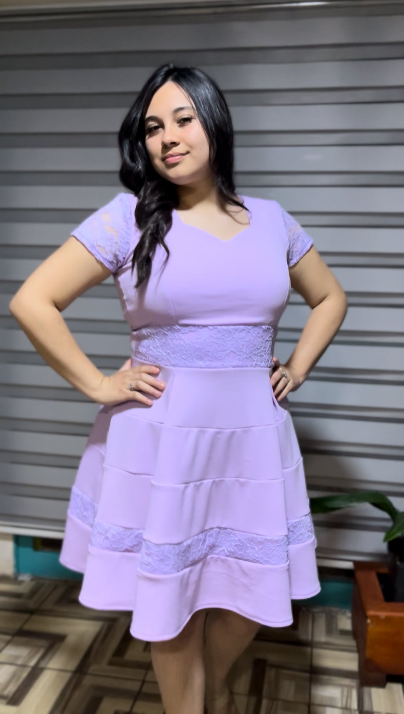 Conjunto Marinero encaje lila 💜