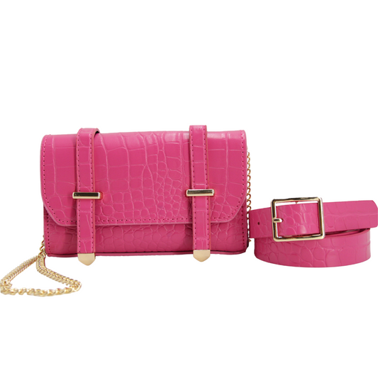 Cartera + cinturón pitón