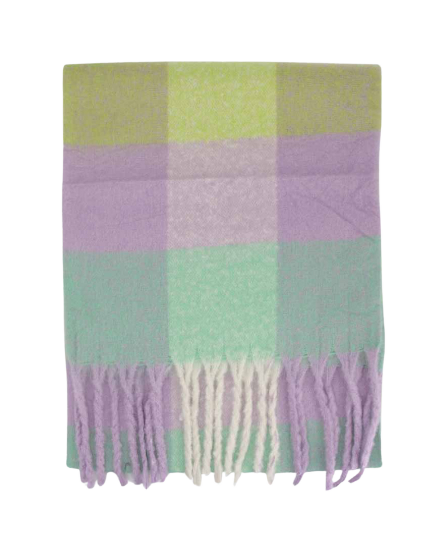 Bufandas Alpaca cuadros