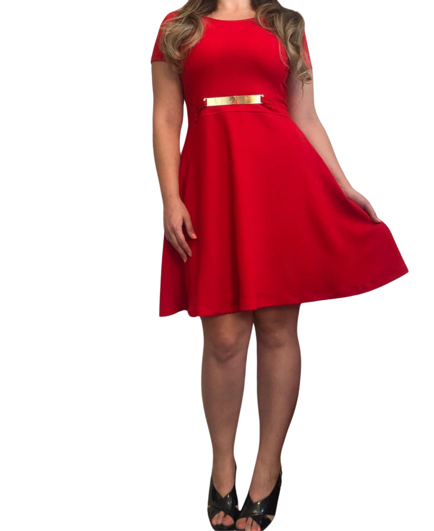 Vestido plato traba